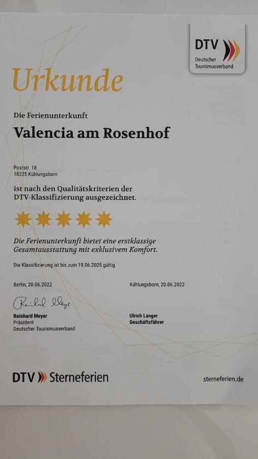 Fewo Valencia Am Rosenhof - 5 Sterne Dtv Ostseebad Kühlungsborn Kültér fotó